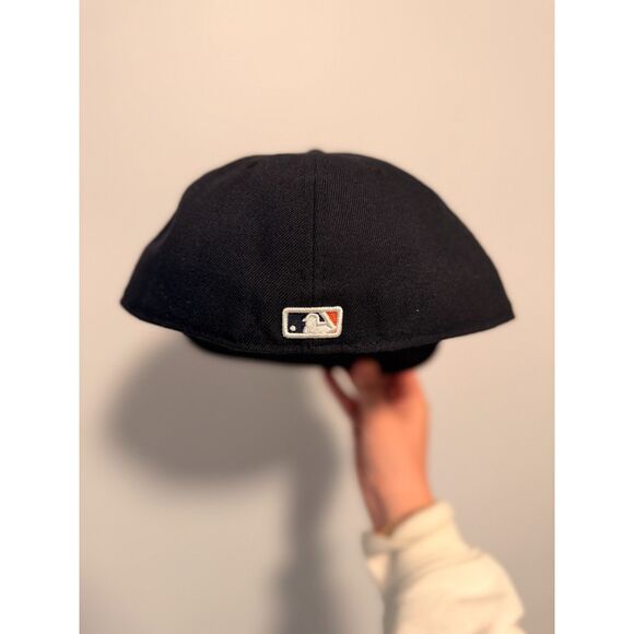 Houston Astros New Era 59Fifty Fitted Hat 7 5/8 MLB On Field Navy Cap - Picture 4 of 6